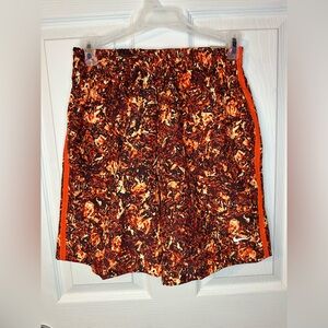 Nike Kid Boys Dri-Fit Training Shorts Orange/Black/Yellow Size Large NWT